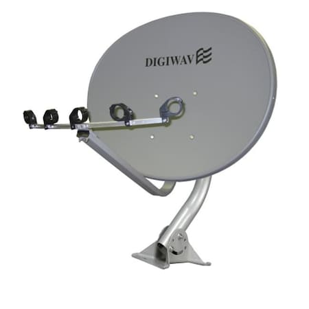 Homevision Technology Homevision Technology DWD85TE 85cm Elliptical Dish  T-0.7mm Galvanized Steel with E2-Rotational Mount and SMTA Stand with 5 LNB DWD85TE